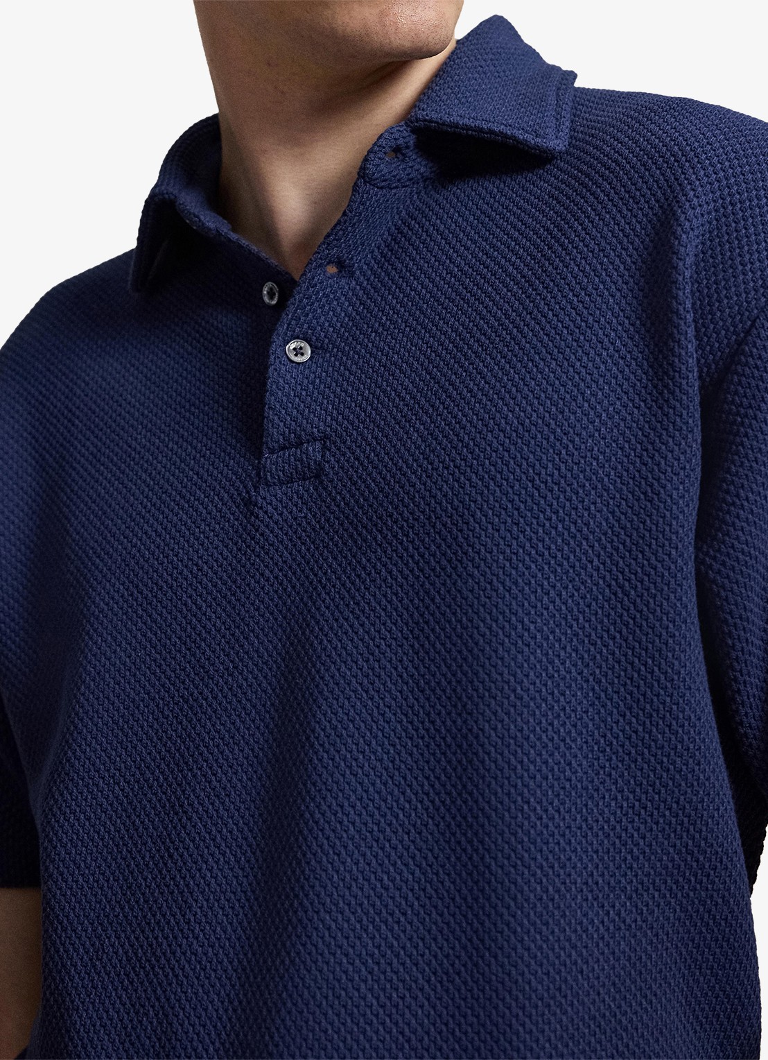 Ralph Lauren Standard fit polo van piqué katoen - detail 2 newport navy / donkerblauw