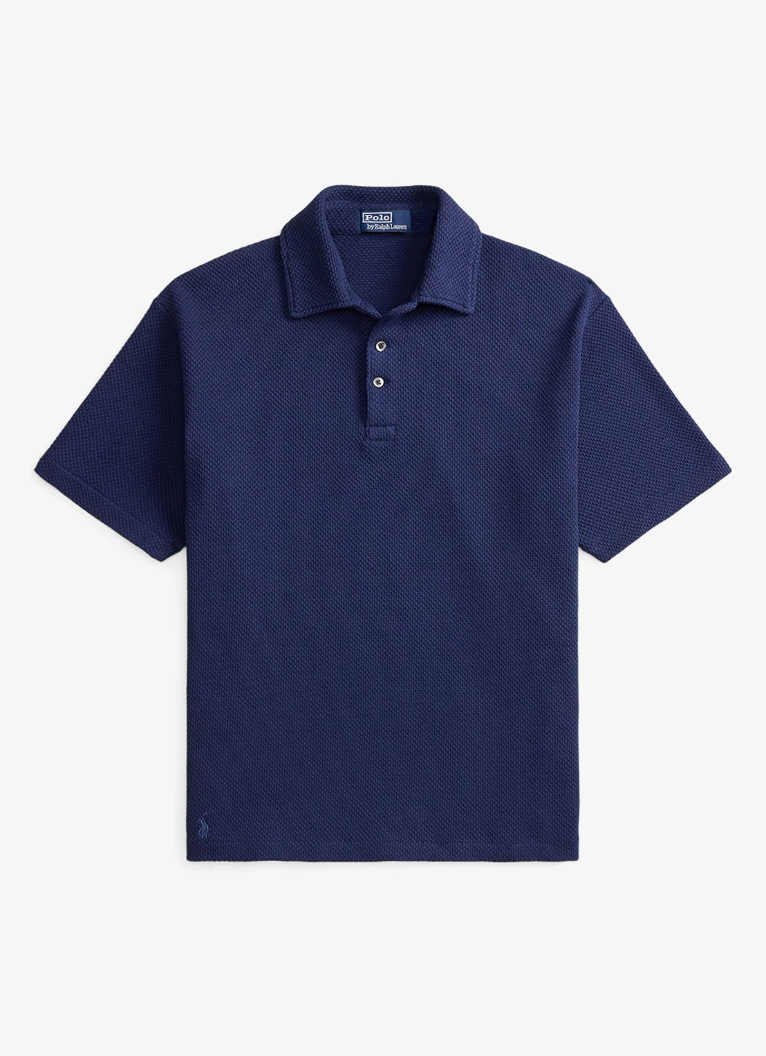 Ralph Lauren Standard fit polo van piqué katoen - voorkant 4 newport navy / donkerblauw