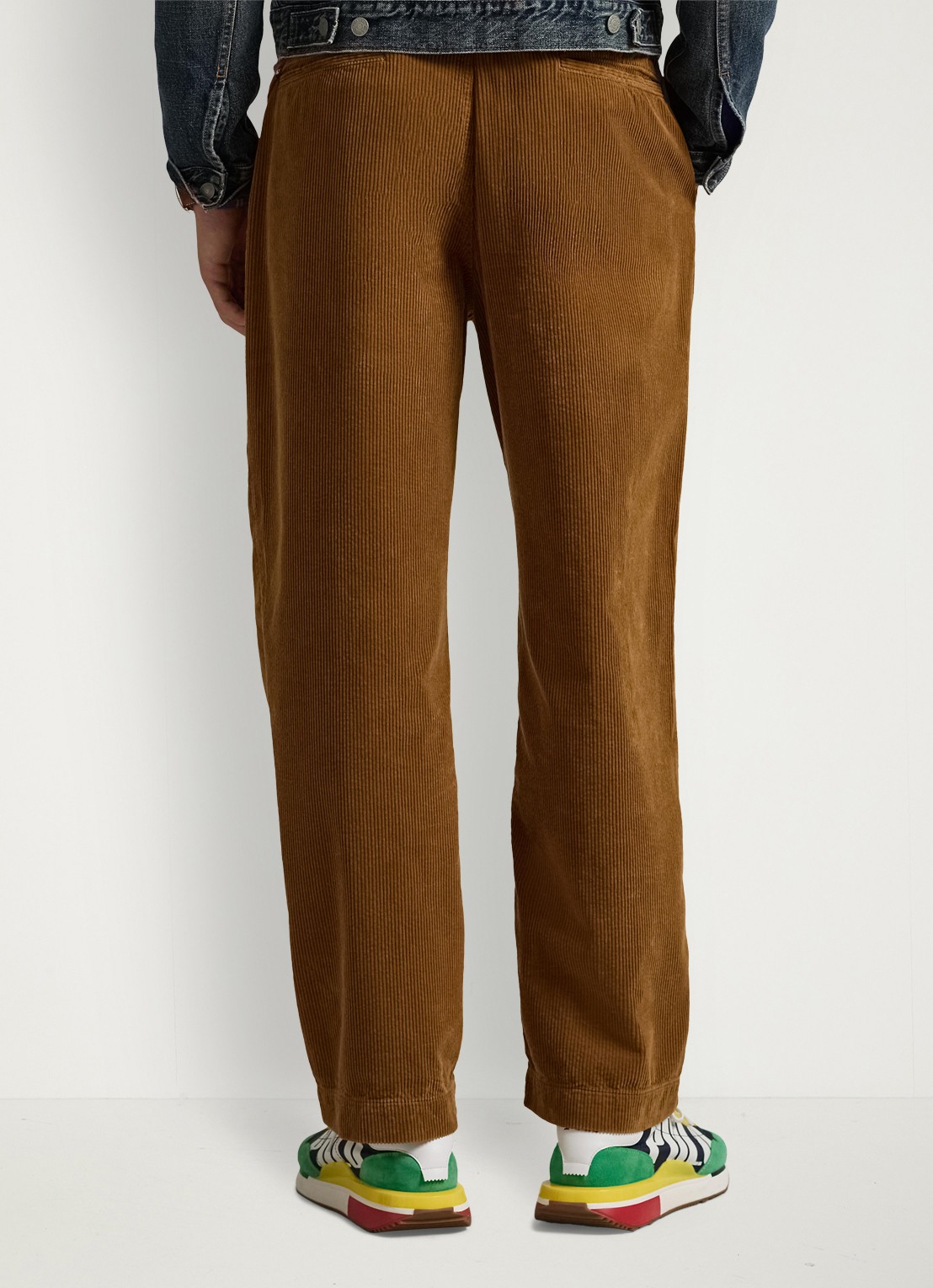Ralph Lauren Straight fit broek van corduroy - achterkant workwear tan / bruin