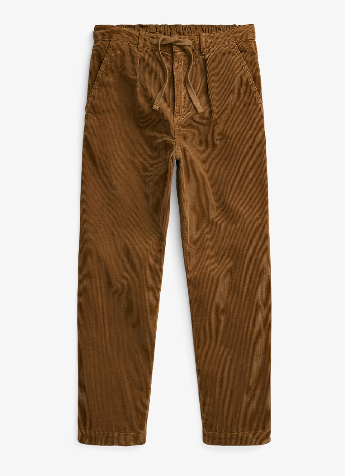 Ralph Lauren Straight fit broek van corduroy - voorkant 4 workwear tan / bruin