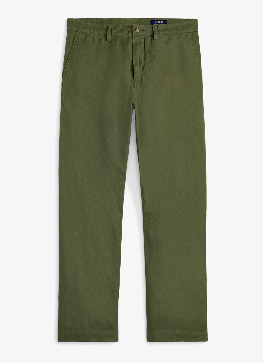 Ralph Lauren Straight fit chino in linnenblend - voorkant 2 garden trail-30z6