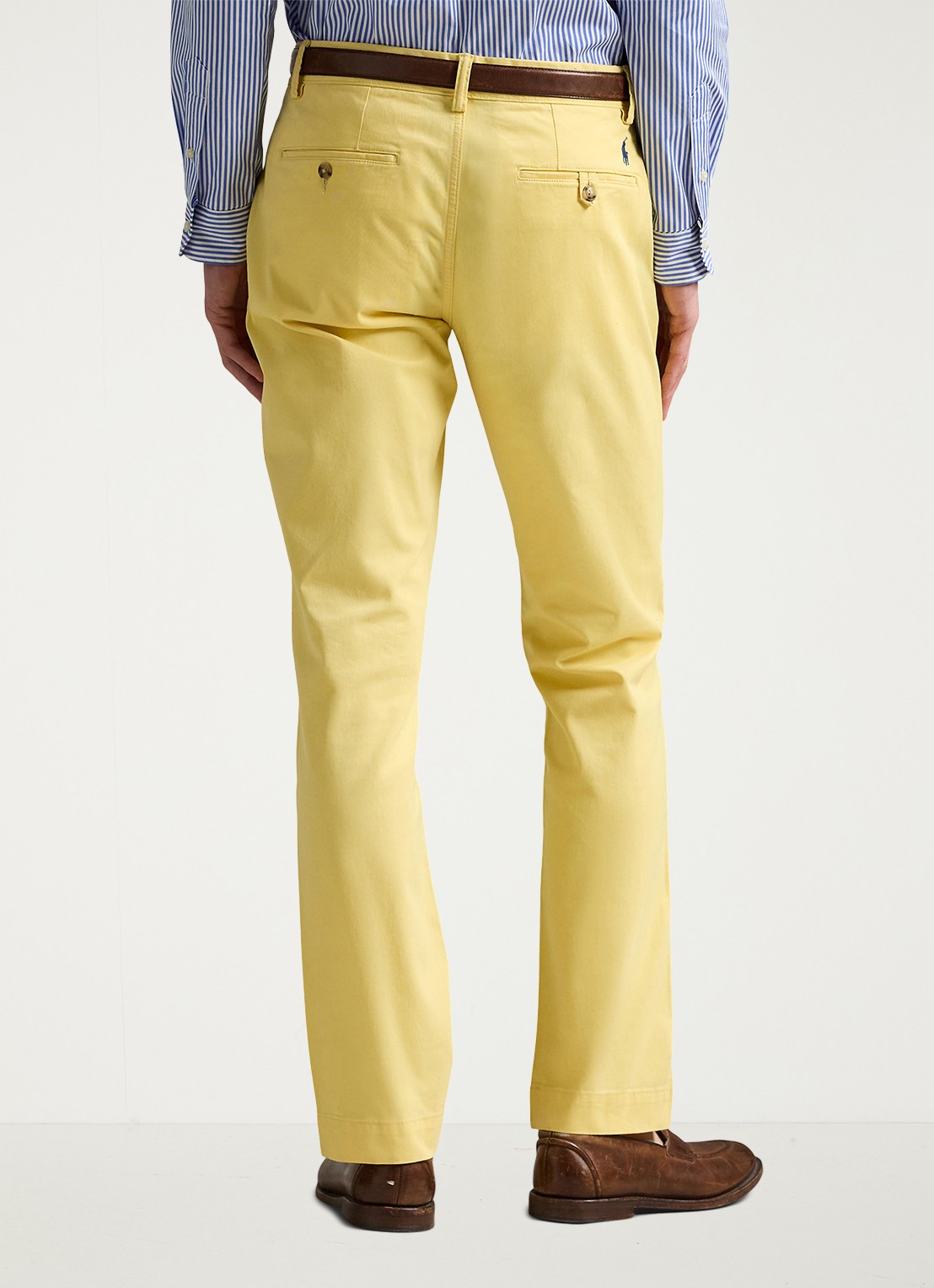 Ralph Lauren Straight fit chino met steekzakken - achterkant 5 geel