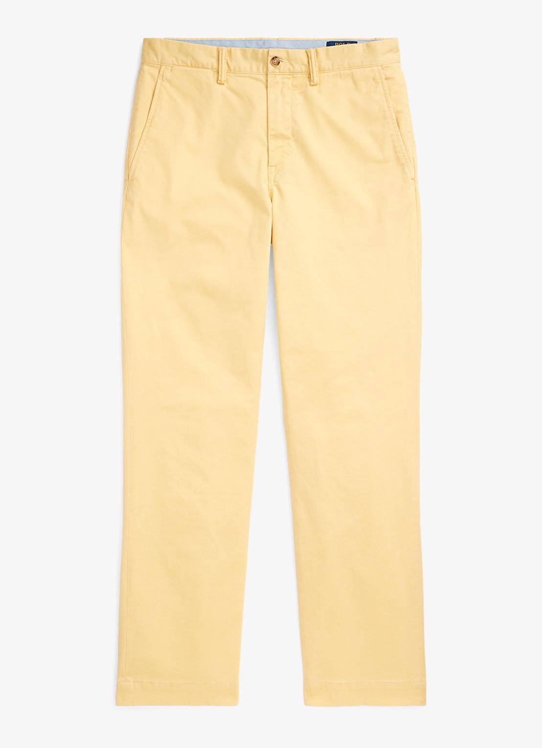 Ralph Lauren Straight fit chino met steekzakken - voorkant 3 geel