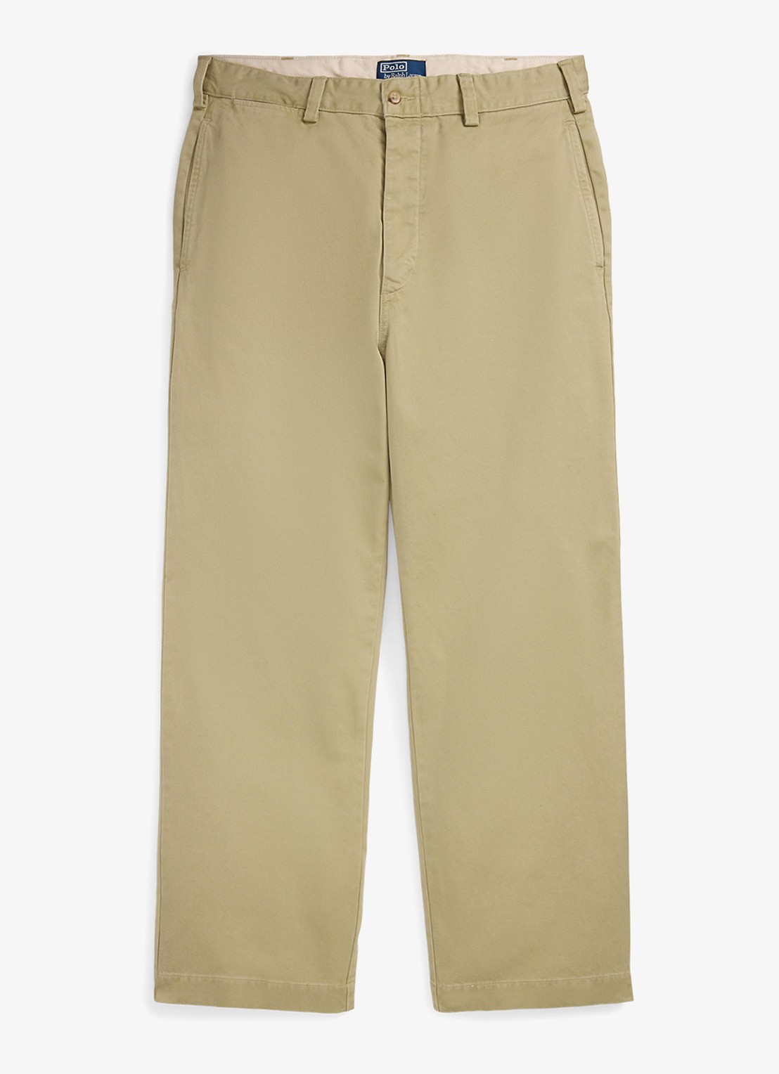 Ralph Lauren Straight fit chino met steekzakken - voorkant 4 khaki / khaki