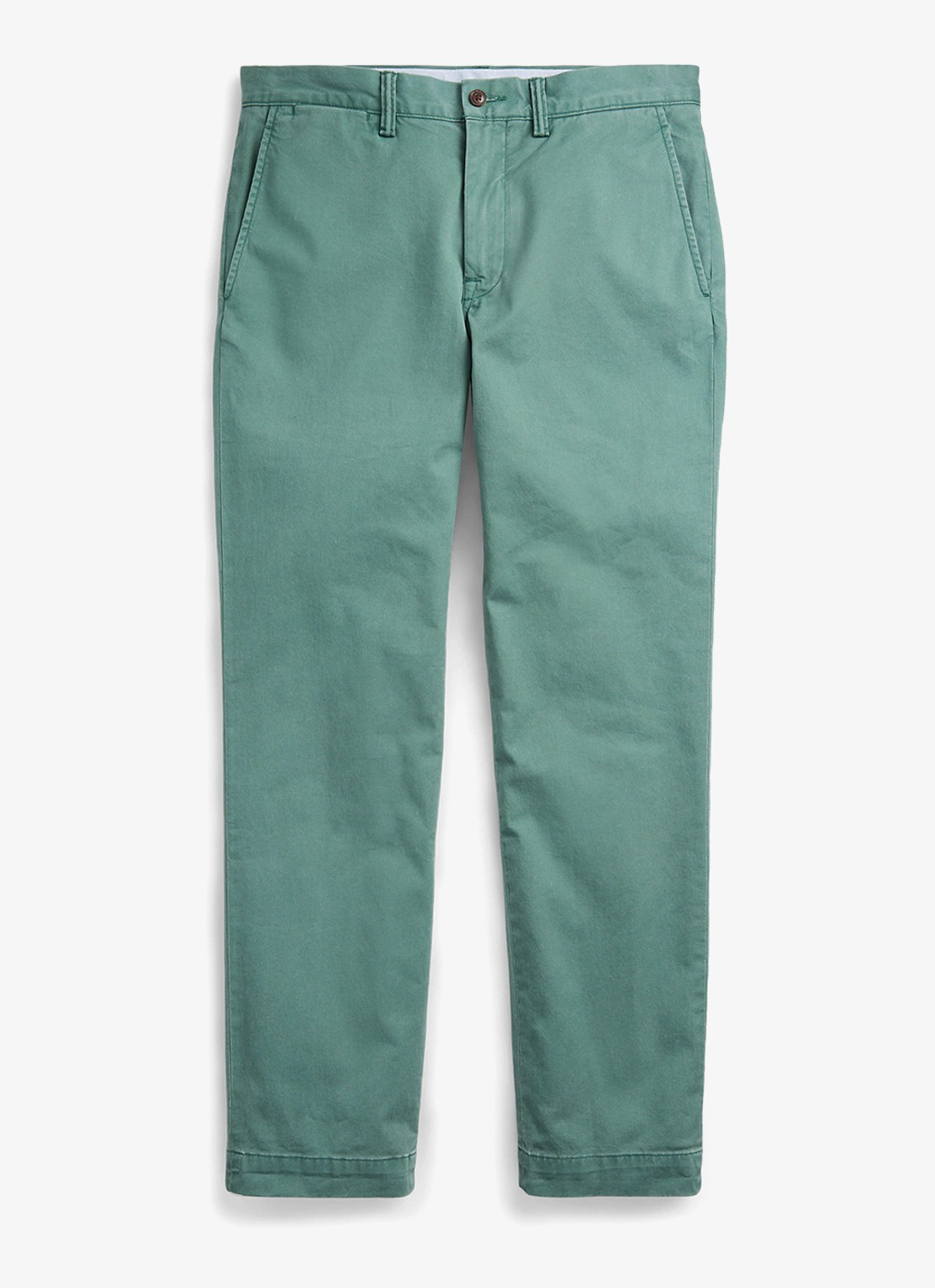 Ralph Lauren Straight fit chino met steekzakken - voorkant 4 washed forest / groen