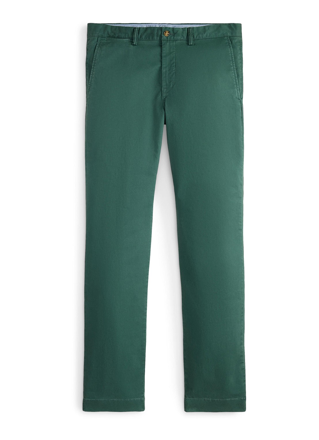 Ralph Lauren Straight fit chino met steekzakken - voorkant 2 charter green