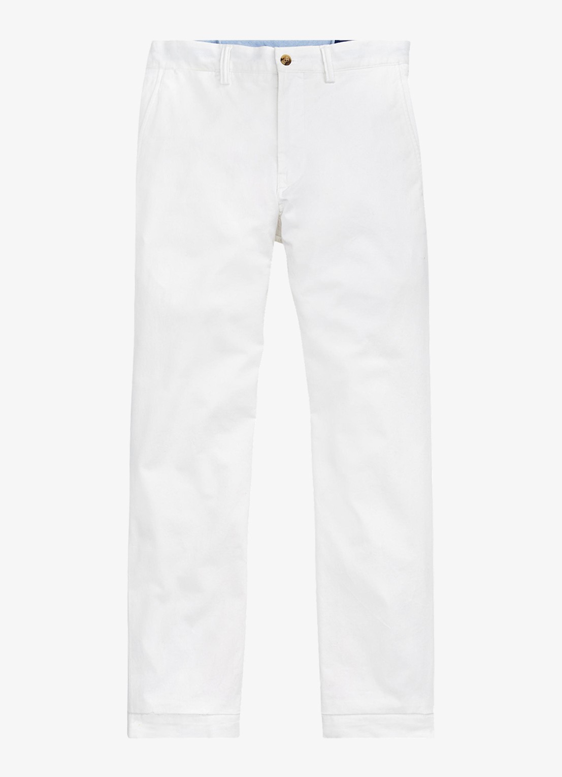 Ralph Lauren Straight fit chino met steekzakken - voorkant white / wit