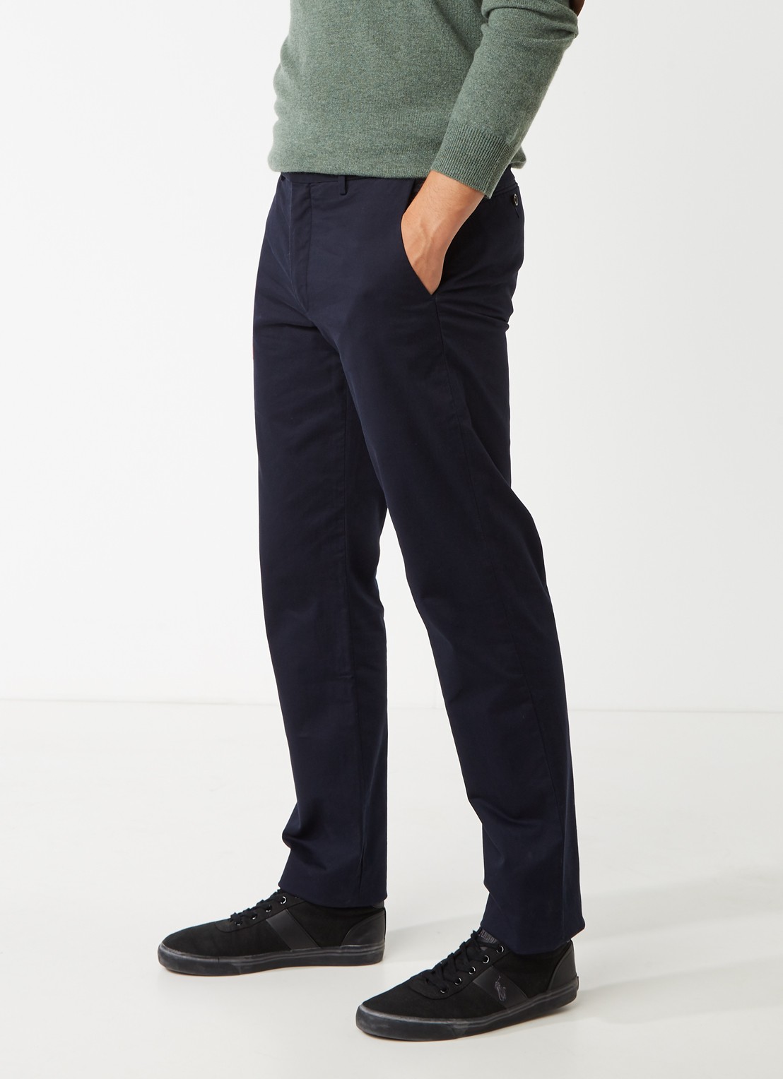 Ralph Lauren Straight fit chino met stretch - detail 3 aviator navy / donkerblauw