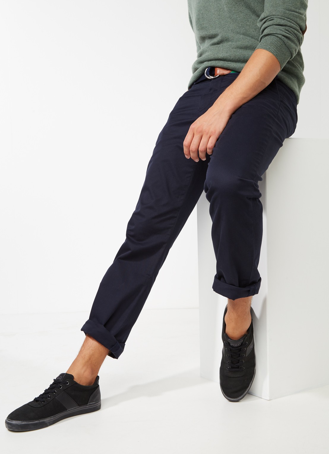 Ralph Lauren Straight fit chino met stretch - detail 4 aviator navy / donkerblauw