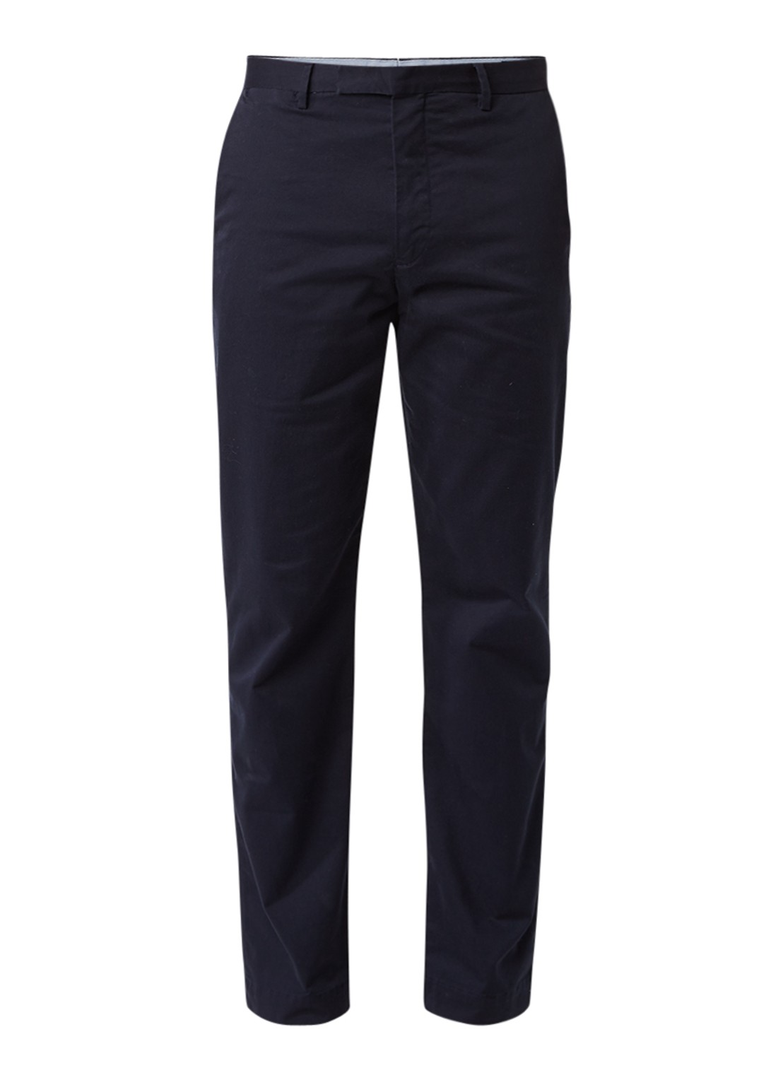 Ralph Lauren Straight fit chino met stretch - voorkant aviator navy / donkerblauw