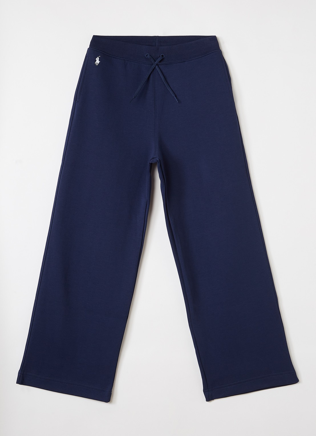 Ralph Lauren Straight fit joggingbroek met logo - voorkant 2 donkerblauw