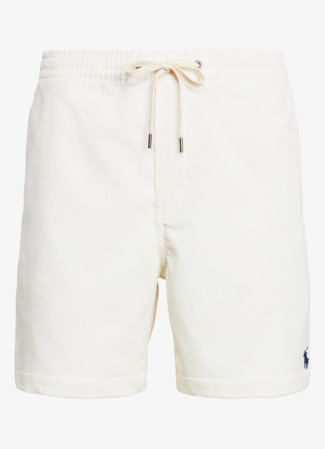 Ralph Lauren Straight fit korte broek van corduroy - voorkant 3 warm white
