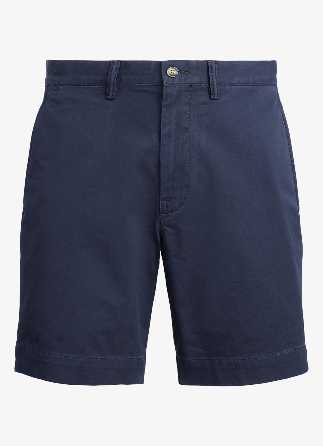 Ralph Lauren Straight fit korte chino met stretch - voorkant 8 nautical ink / blauw