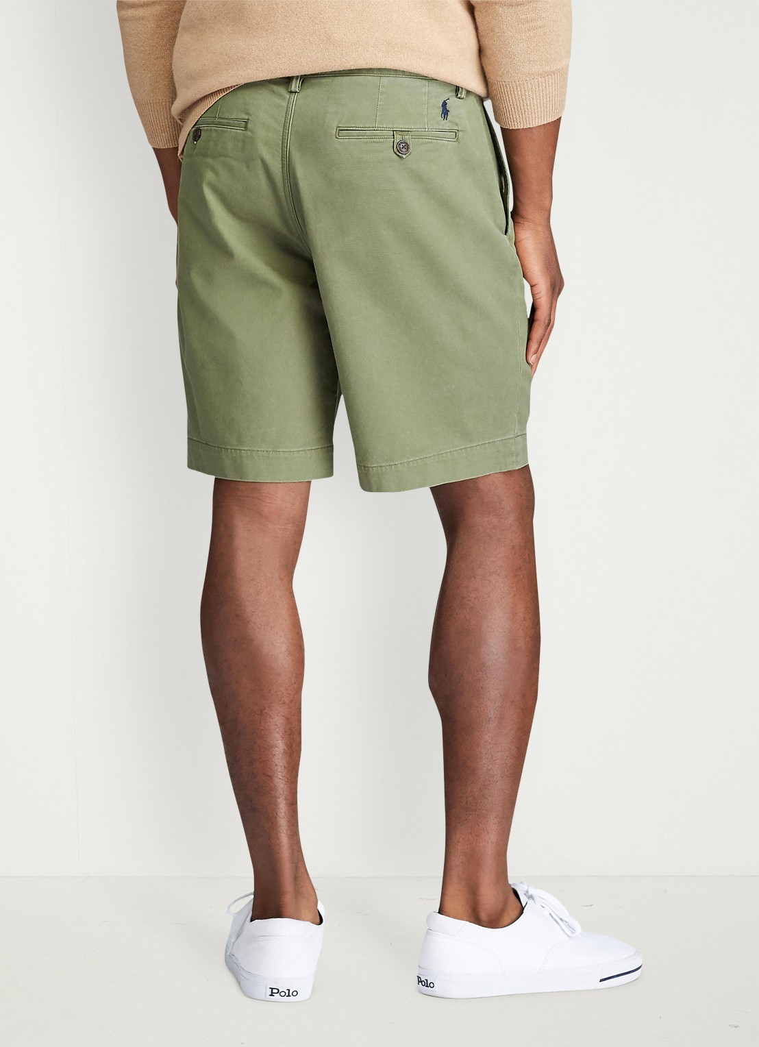Ralph Lauren Straight fit korte chino met stretch - achterkant garden trail-30z6