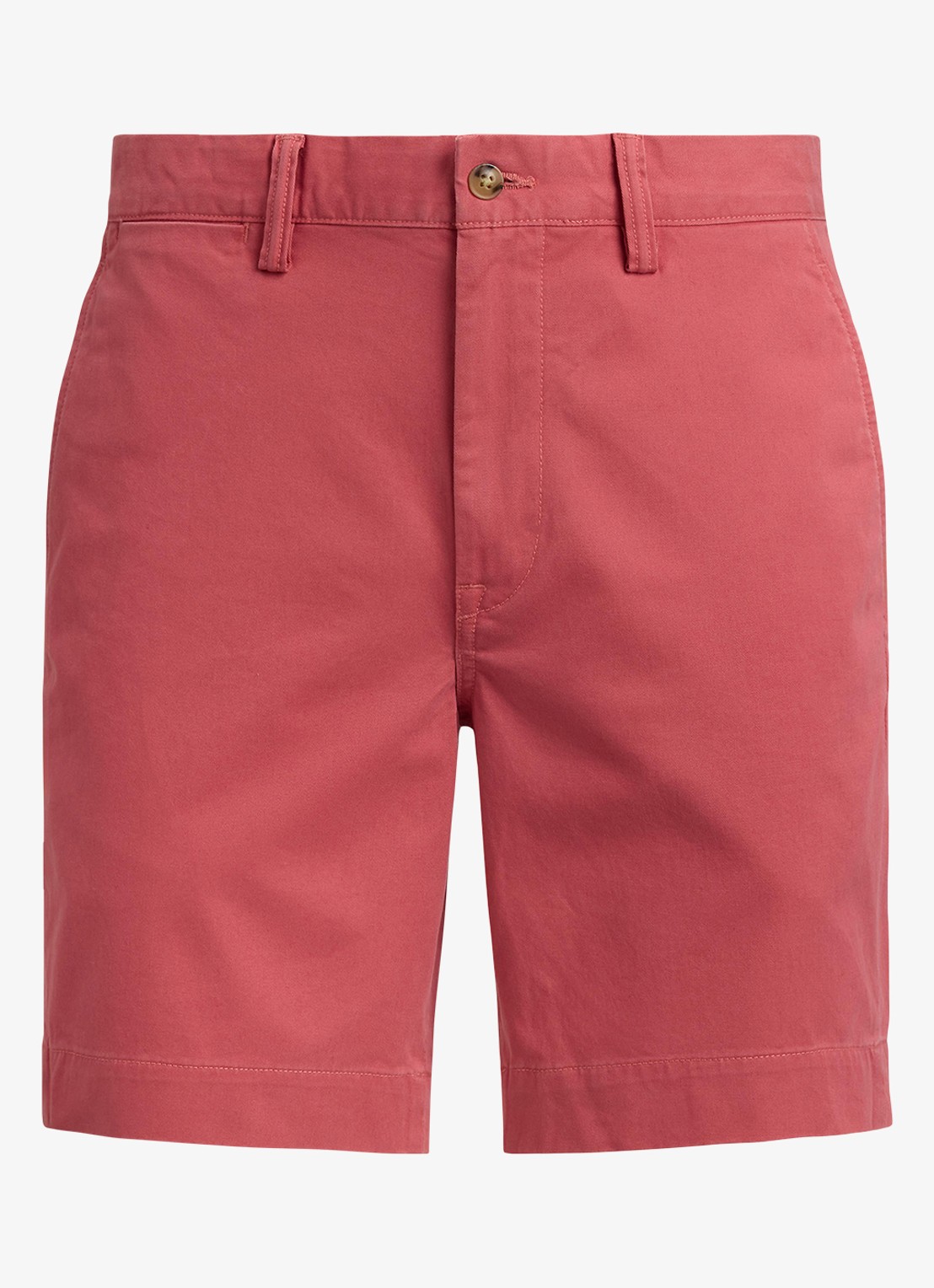 Ralph Lauren Straight fit korte chino met stretch - voorkant adirondack berry-2ygy