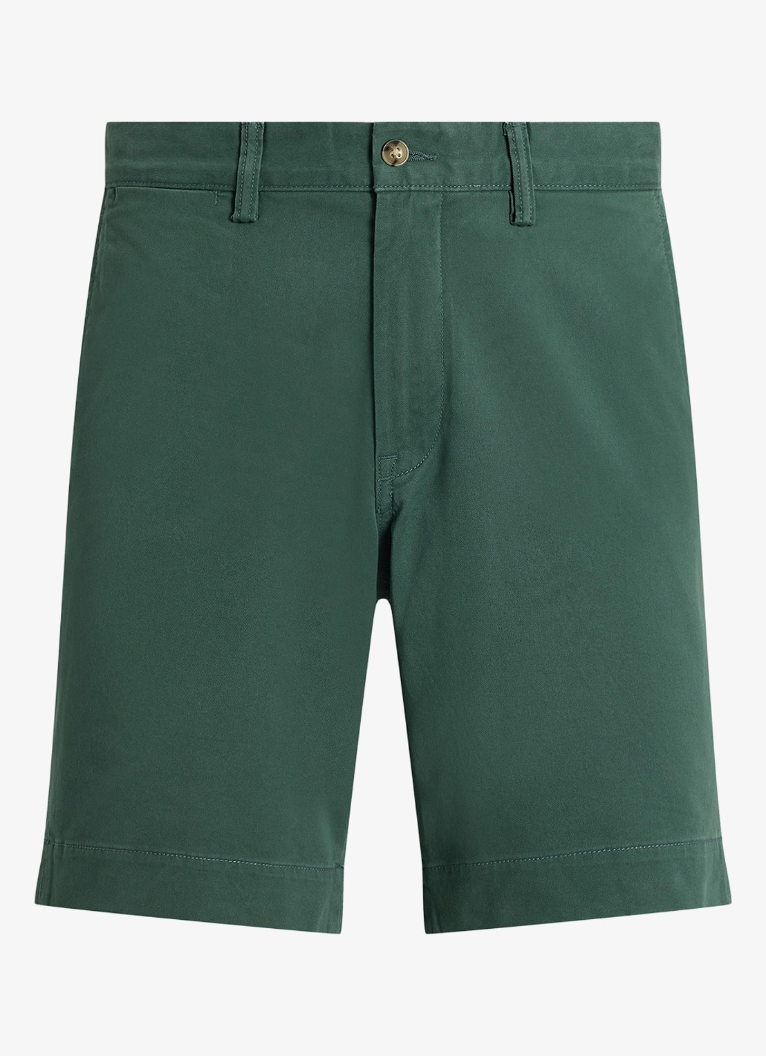 Ralph Lauren Straight fit korte chino met stretch - voorkant charter green / groen