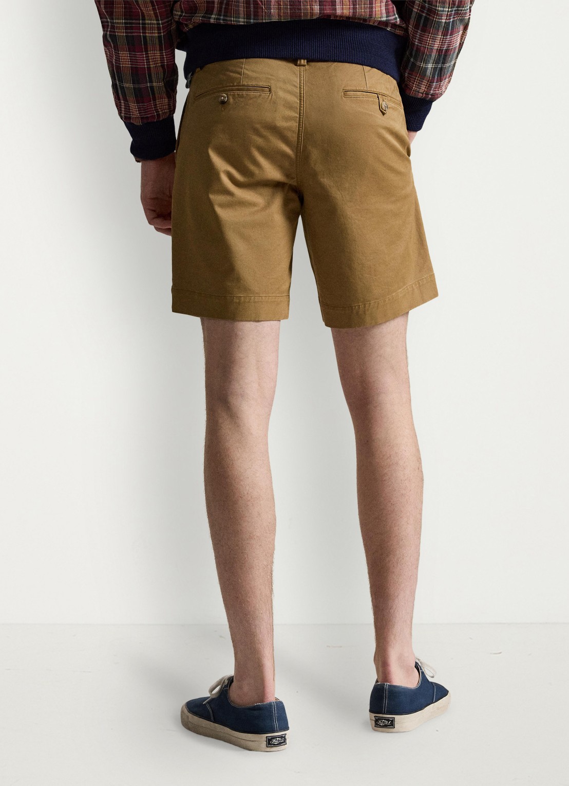 Ralph Lauren Straight fit korte chino met stretch - achterkant sandsurf-24od