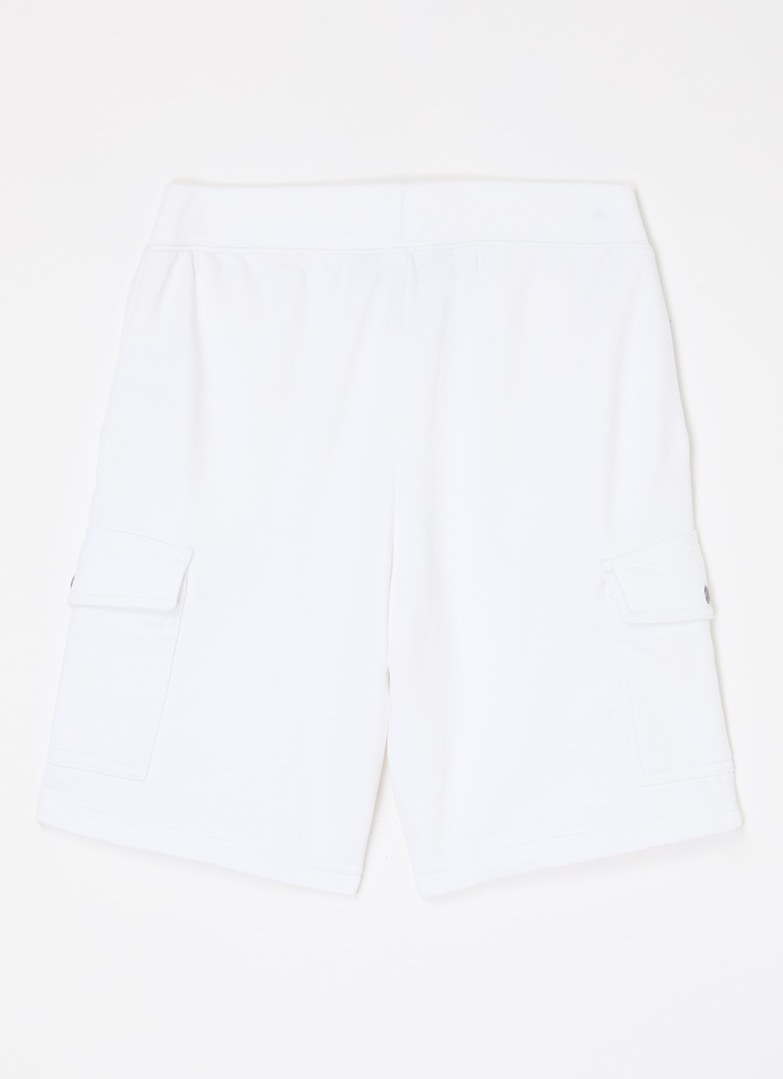Ralph Lauren Straight fit korte joggingbroek met klepzakken - voorkant 3 wit