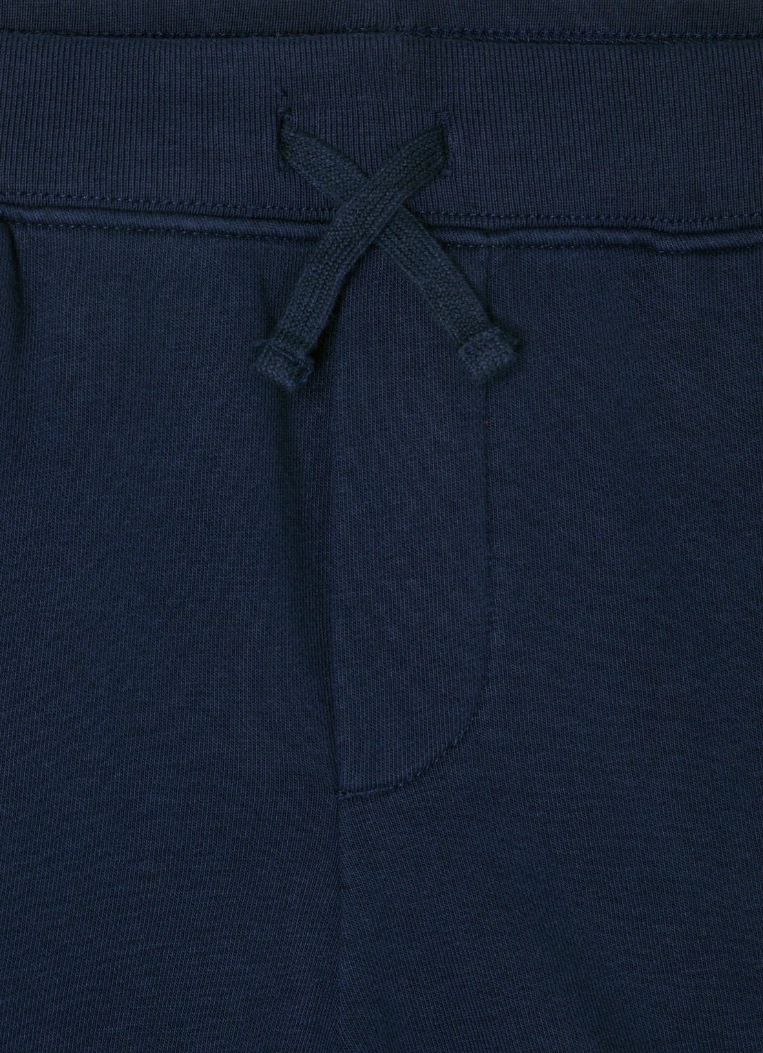 Ralph Lauren Straight fit korte joggingbroek met klepzakken - detail donkerblauw
