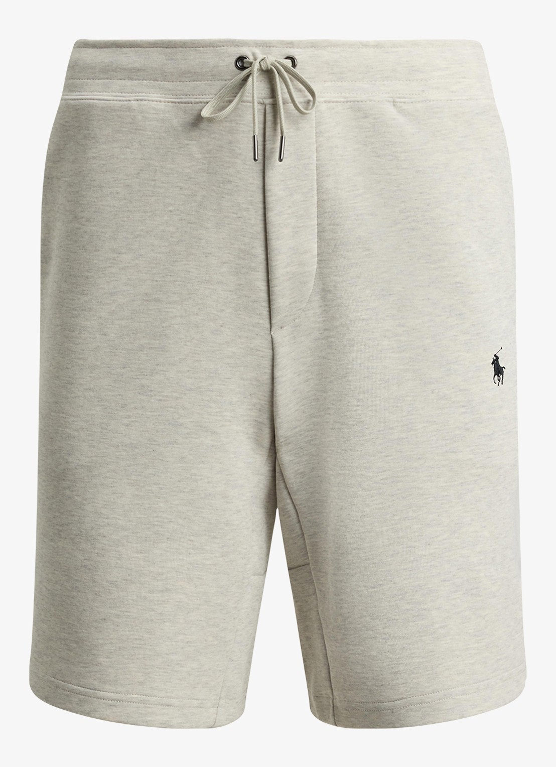 Ralph Lauren Straight fit korte joggingbroek met logo en steekzakken - voorkant 2 lichtbruin