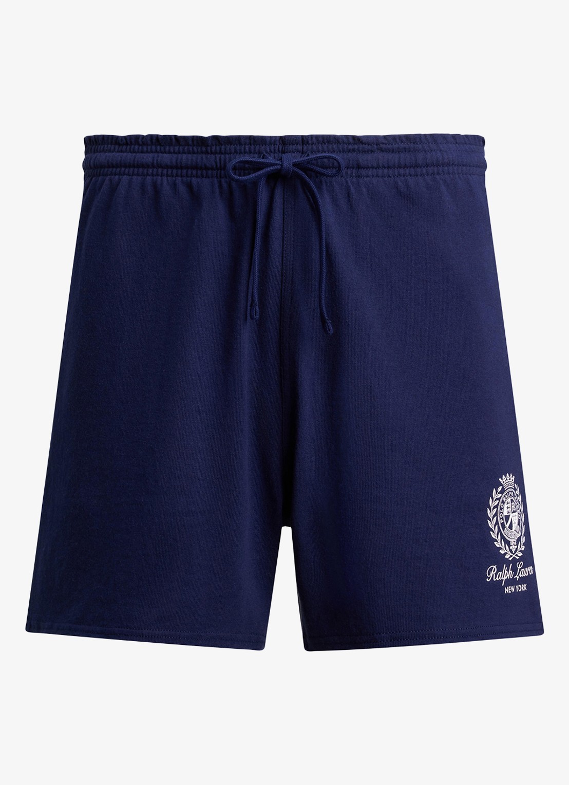 Ralph Lauren Straight fit korte joggingbroek met logo - voorkant newport navy