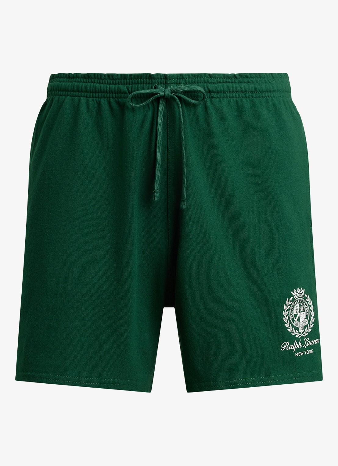 Ralph Lauren Straight fit korte joggingbroek met logo - voorkant new forest-2z8d
