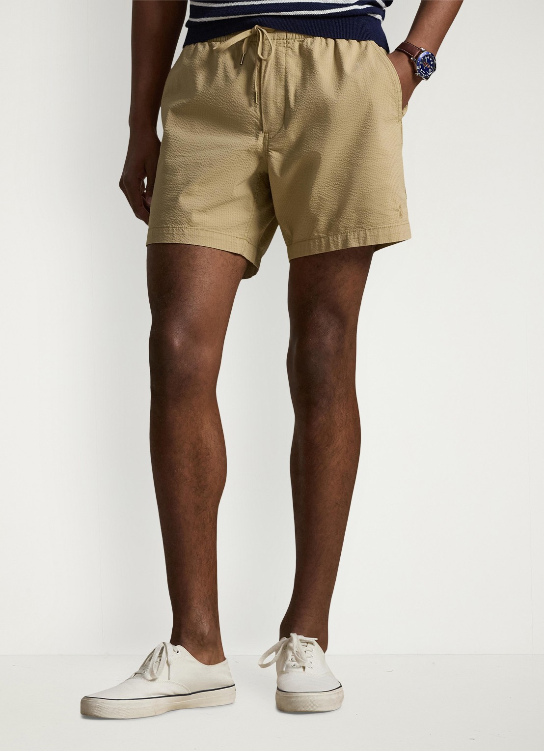Ralph Lauren Straight fit short met steekzakken - detail 3 coastal beige/rl khaki multi