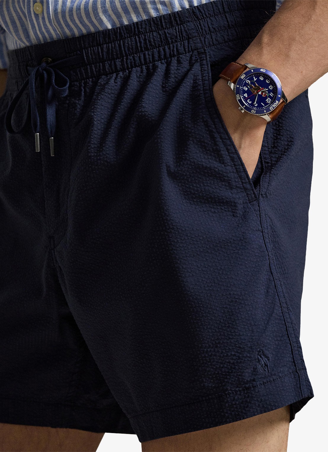 Ralph Lauren Straight fit short met steekzakken - detail 2 newport navy/navy