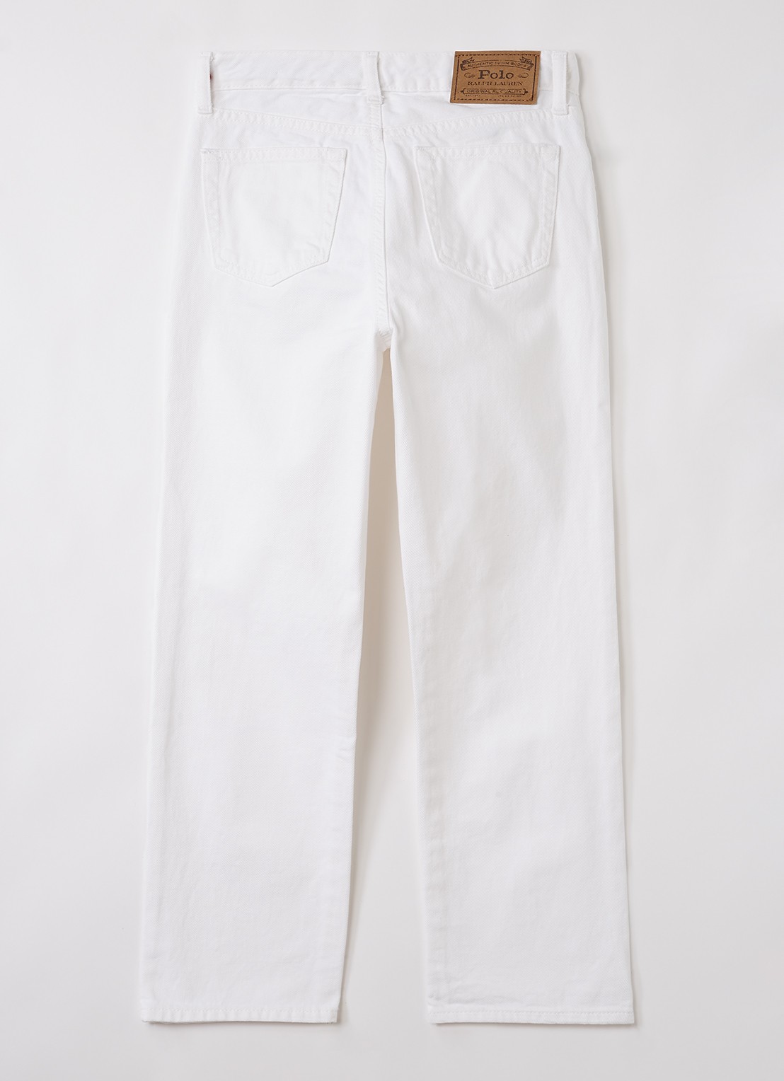 Ralph Lauren Straight leg jeans met gekleurde wassing - voorkant 2 wit