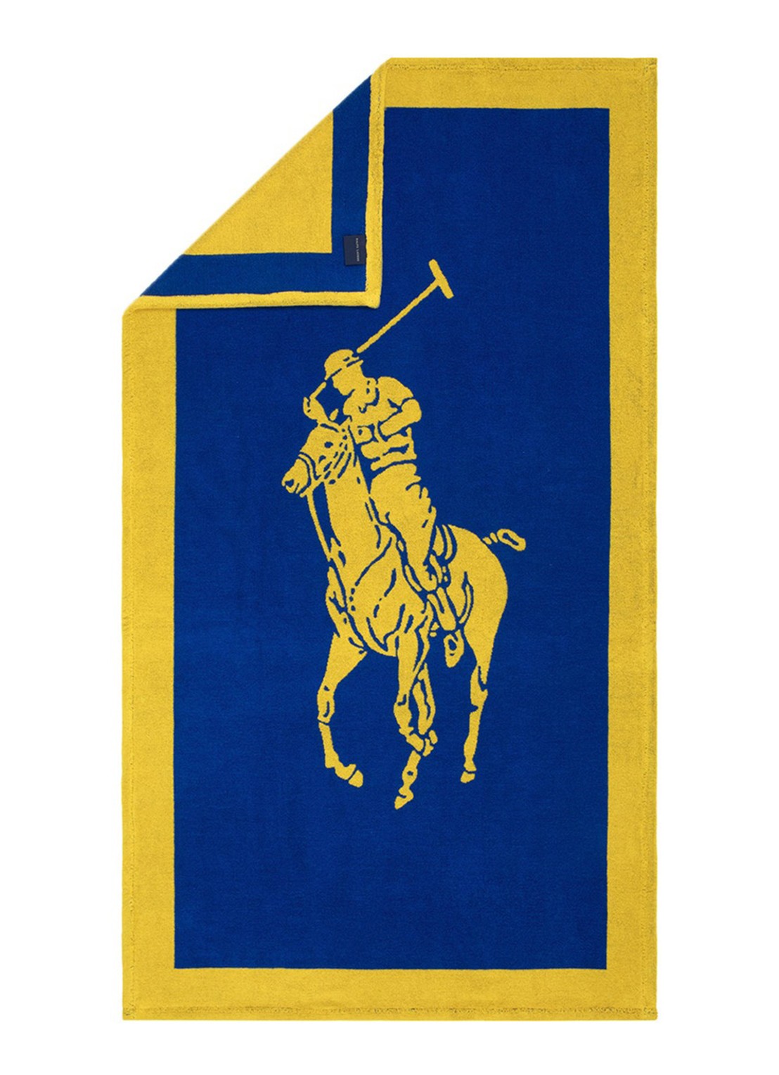 Ralph Lauren Strandlaken - 500 gr/m2 - 100 x 170 cm - achterkant 3 geel