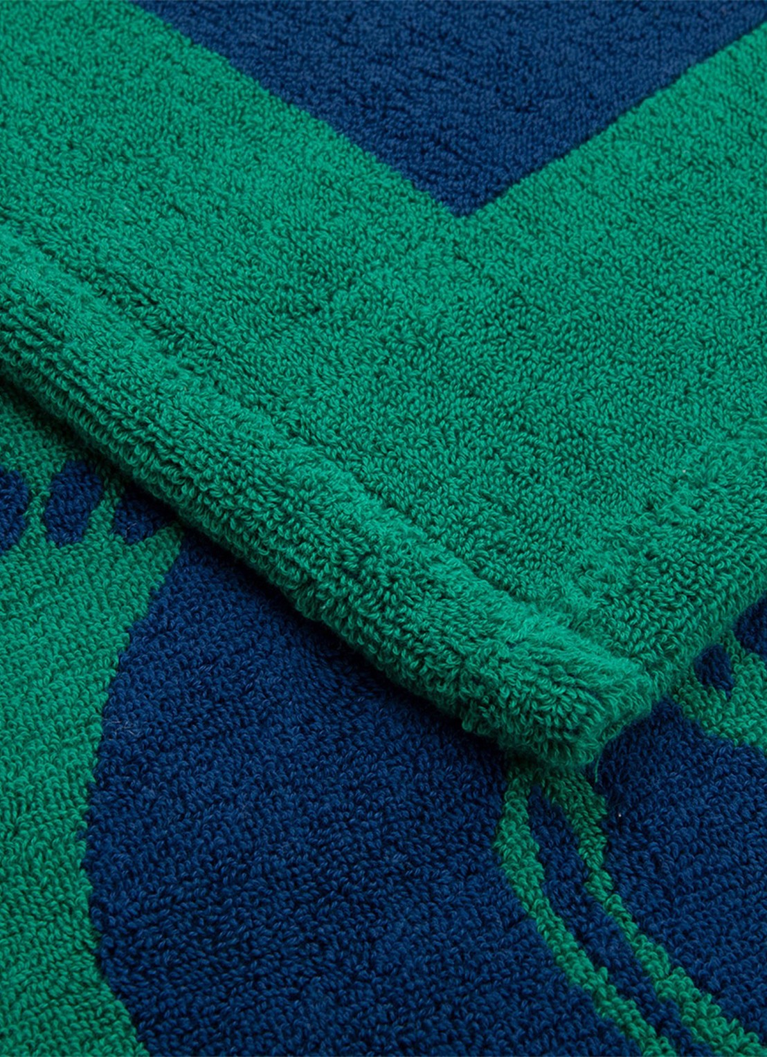 Ralph Lauren Strandlaken - 500 gr/m2 - 100 x 170 cm - detail 2 groen