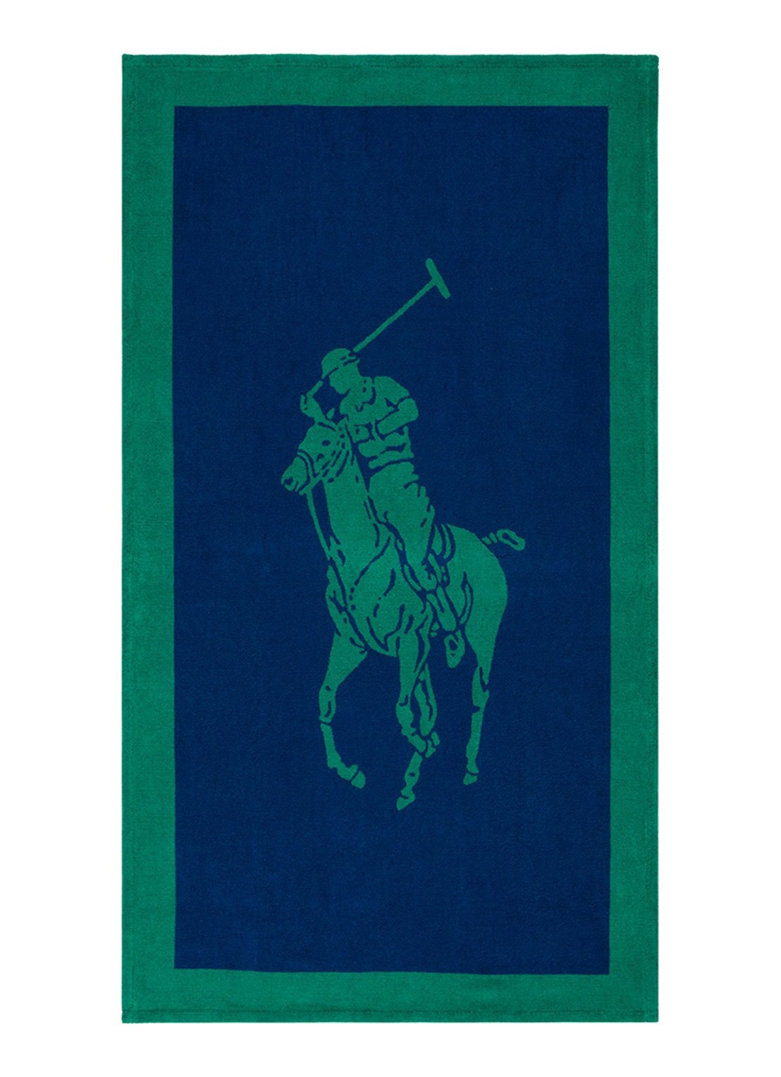 Ralph Lauren Strandlaken - 500 gr/m2 - 100 x 170 cm - voorkant 4 groen