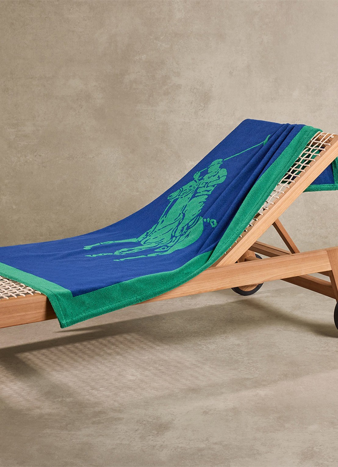 Ralph Lauren Strandlaken - 500 gr/m2 - 100 x 170 cm - voorkant 5 groen