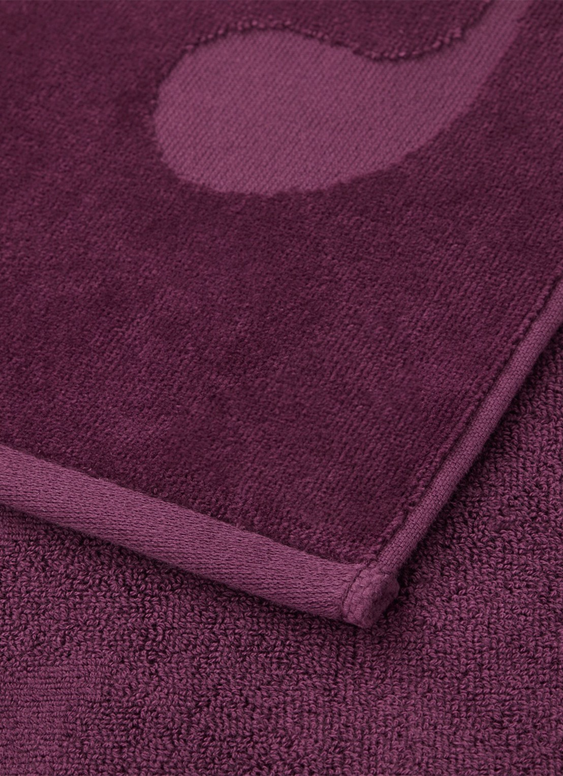 Ralph Lauren Strandlaken - 500 gr/m2 - 90 x 170 cm - achterkant 2 aubergine