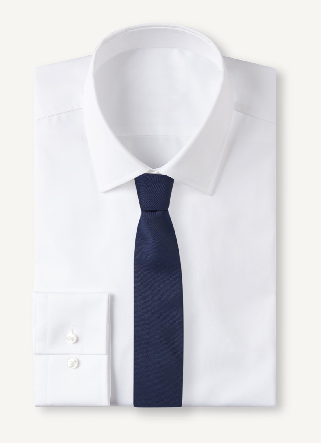Ralph Lauren Stropdas van zijde - voorkant 3 donkerblauw
