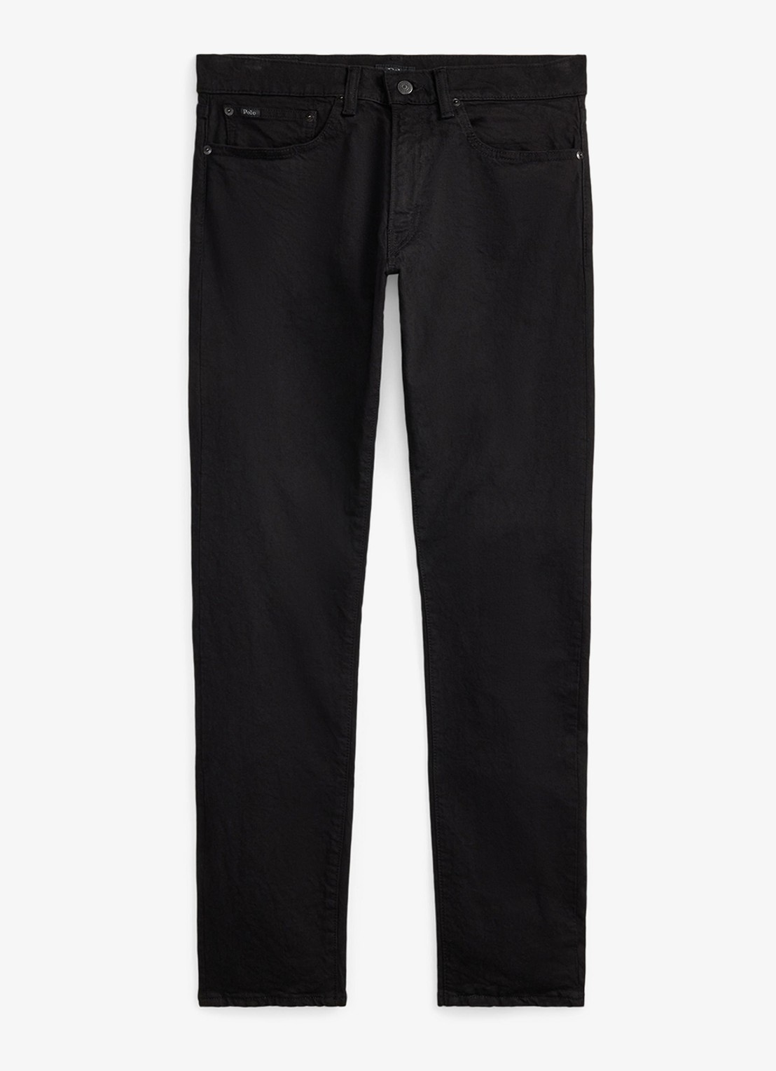 Ralph Lauren Sullivan slim fit jeans met gekleurde wassing - voorkant 4 hdn black / zwart