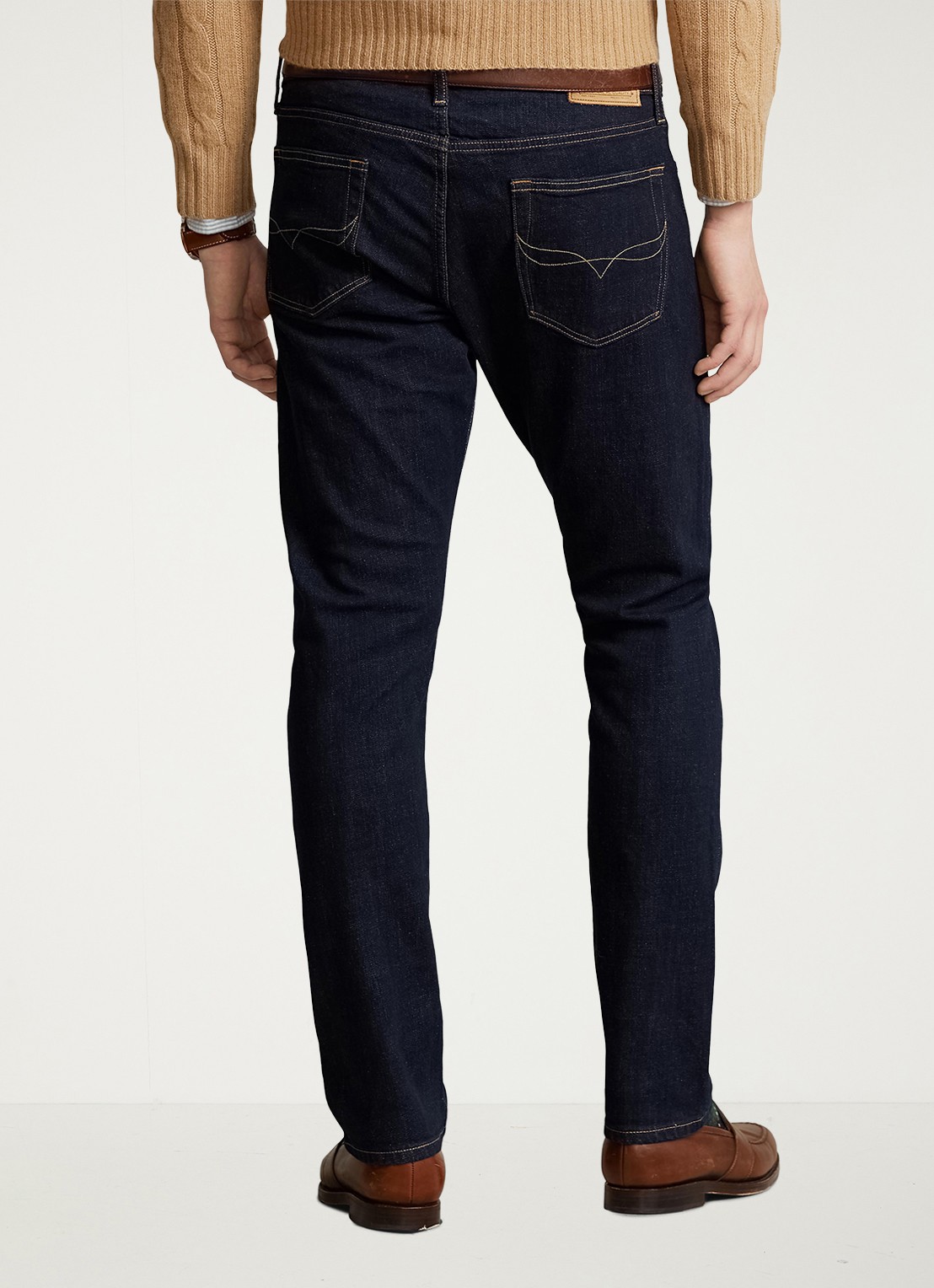 Ralph Lauren Sullivan slim fit jeans met stretch - achterkant 8 indigo