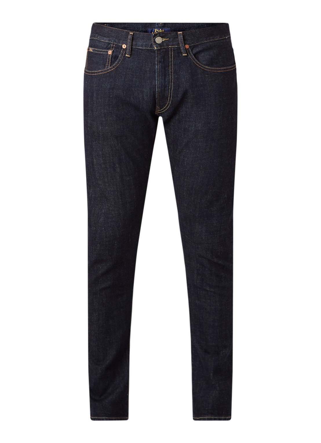 Ralph Lauren Sullivan slim fit jeans met stretch - voorkant 7 indigo