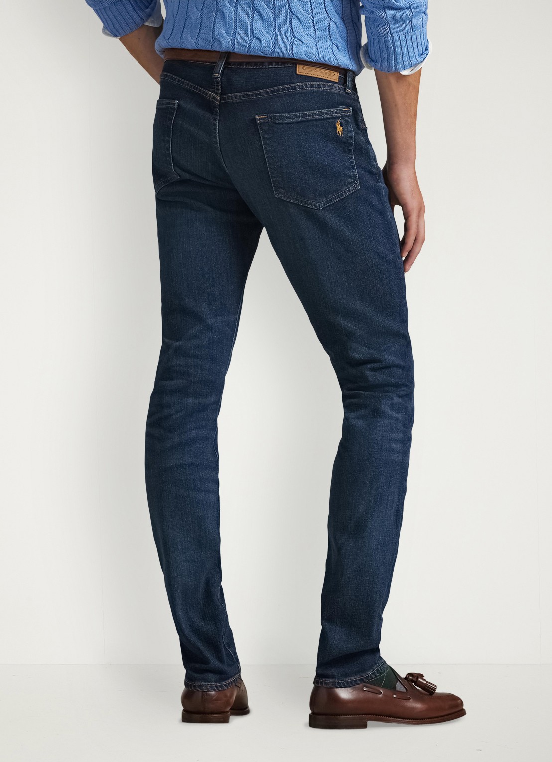 Ralph Lauren Sullivan slim jeans met stretch - achterkant 2 rockford / indigo