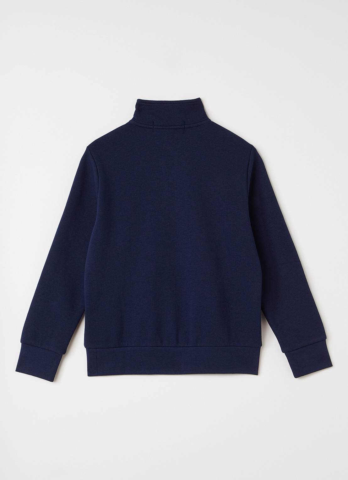 Ralph Lauren Sweater met halve rits - voorkant 3 donkerblauw