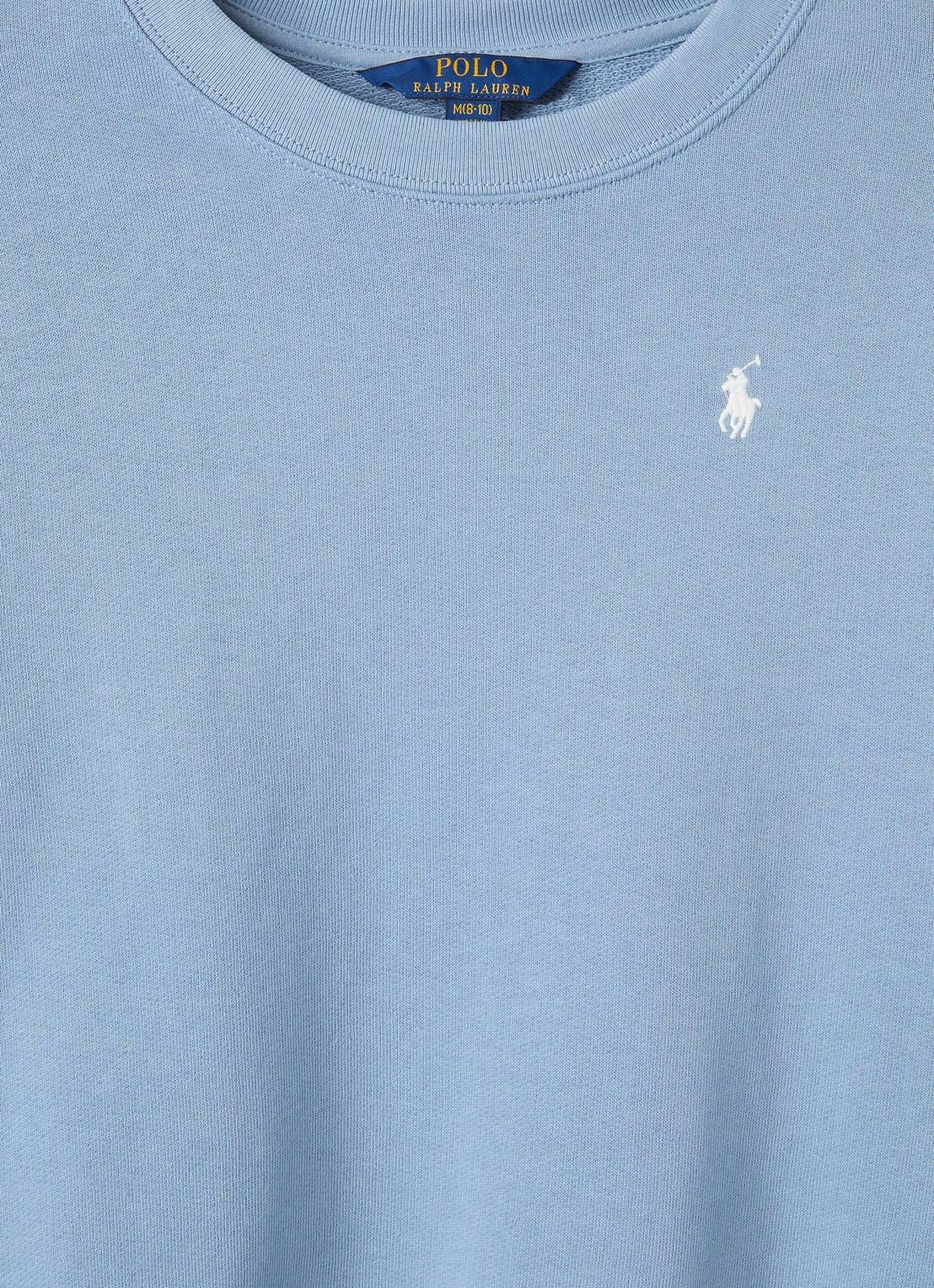Ralph Lauren Sweater met logo- en backprint - detail 3 staalblauw
