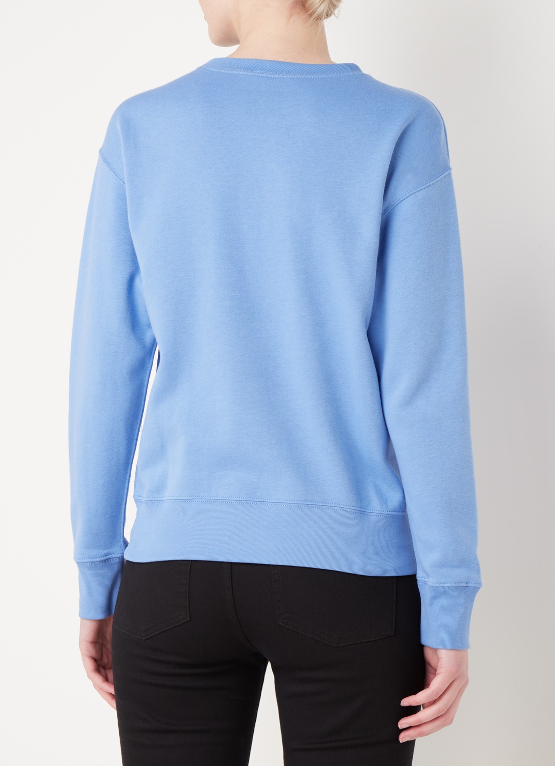 Ralph Lauren Sweater met logoborduring - achterkant 4 blauw