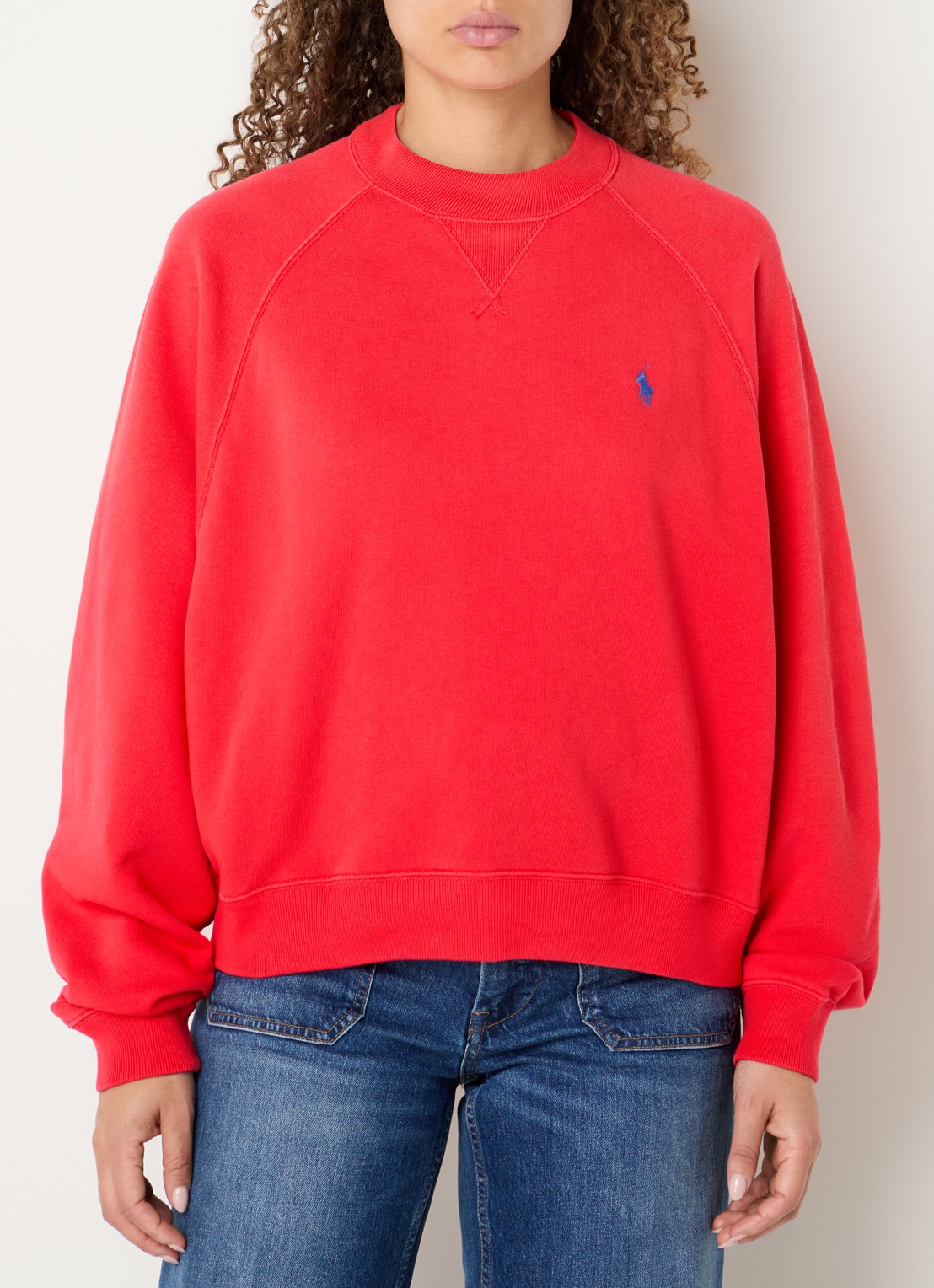Ralph Lauren Sweater met logoborduring - detail 4 rood