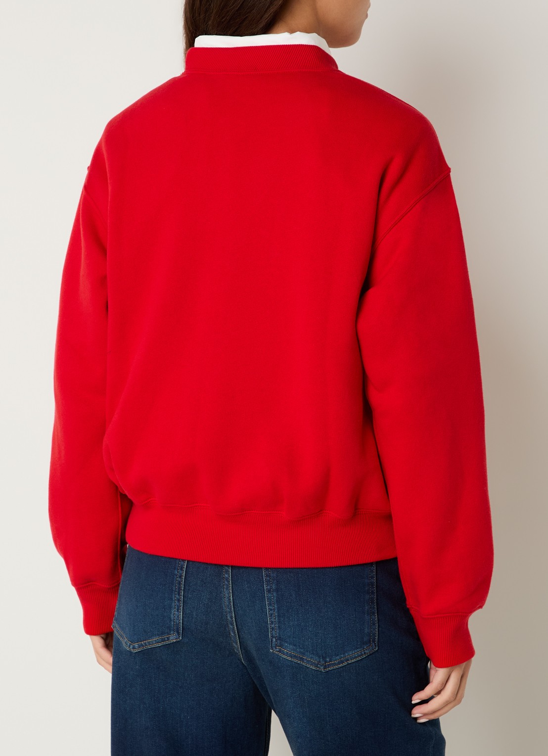 Ralph Lauren Sweater met logoborduring - achterkant 4 rood