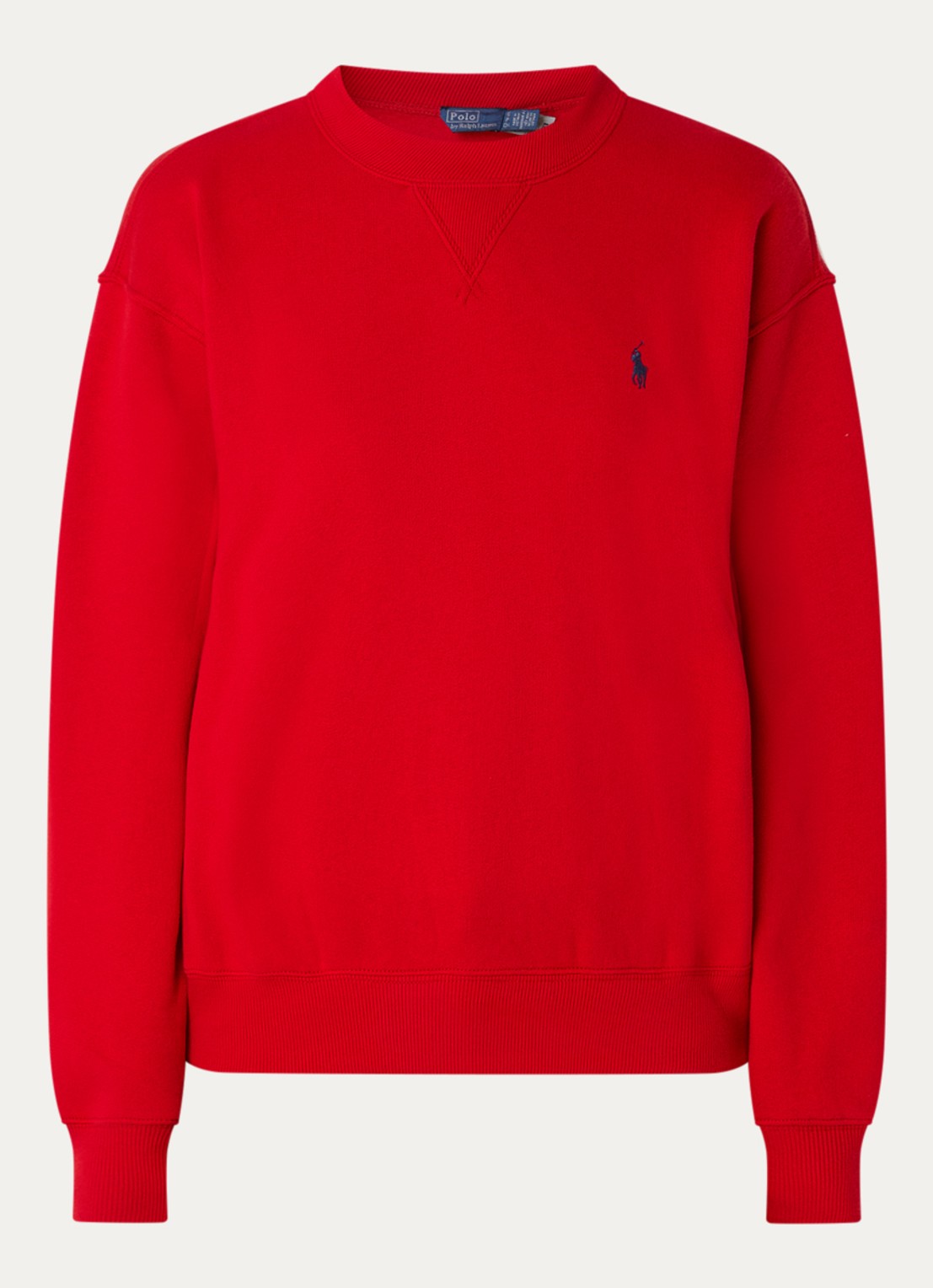 Ralph Lauren Sweater met logoborduring - voorkant rood