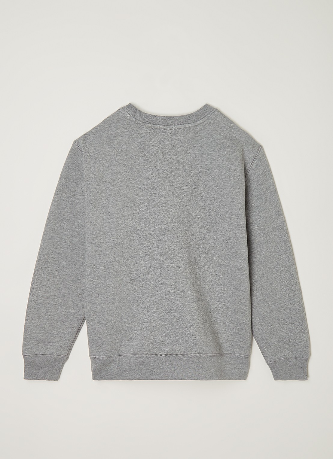 Ralph Lauren Sweater met logoborduring - voorkant 2 grijs