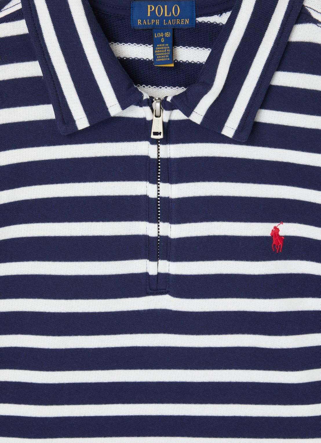 Ralph Lauren Sweater met logoborduring - detail 3 rood