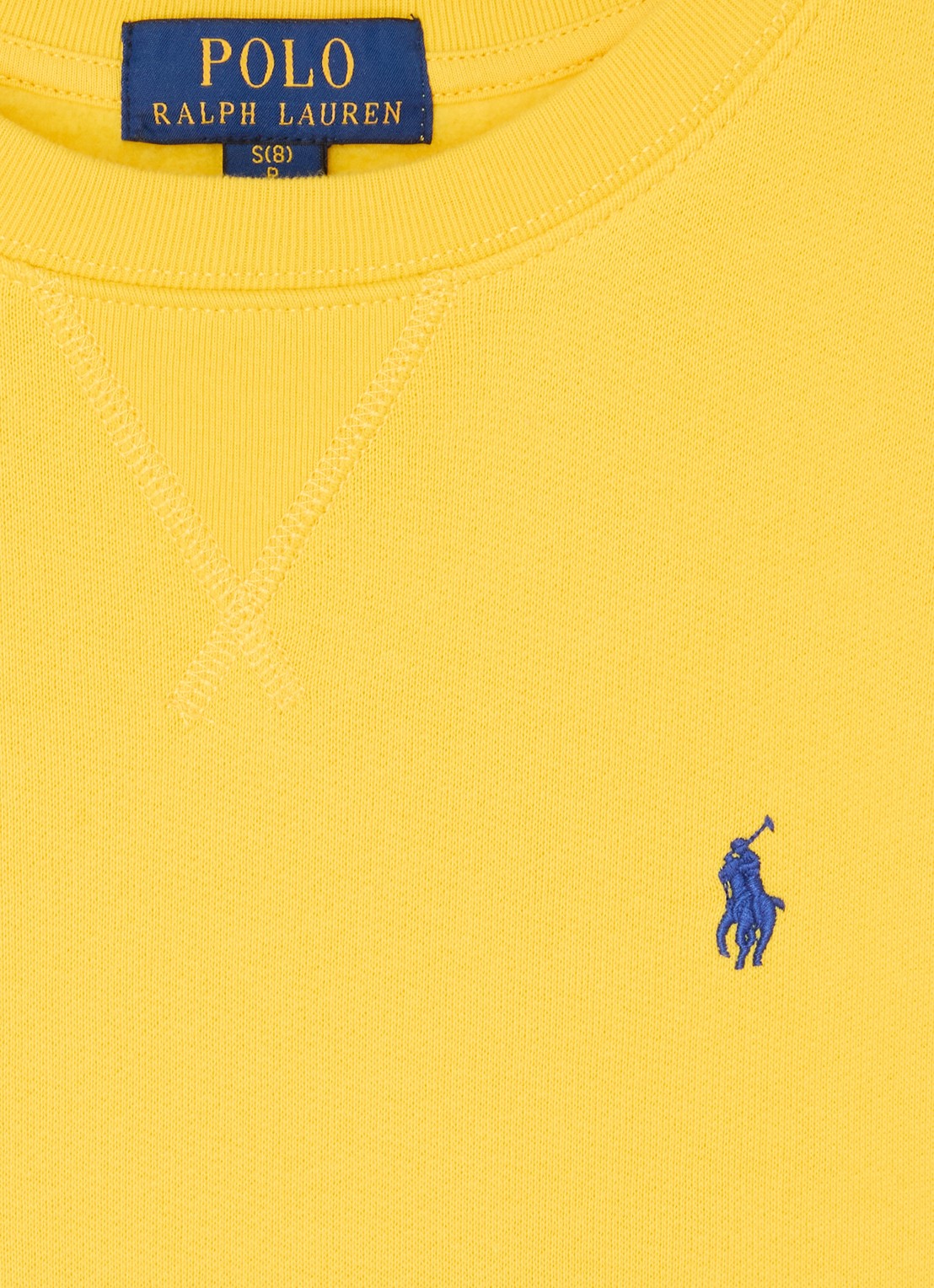 Ralph Lauren Sweater met logoborduring - detail 3 geel