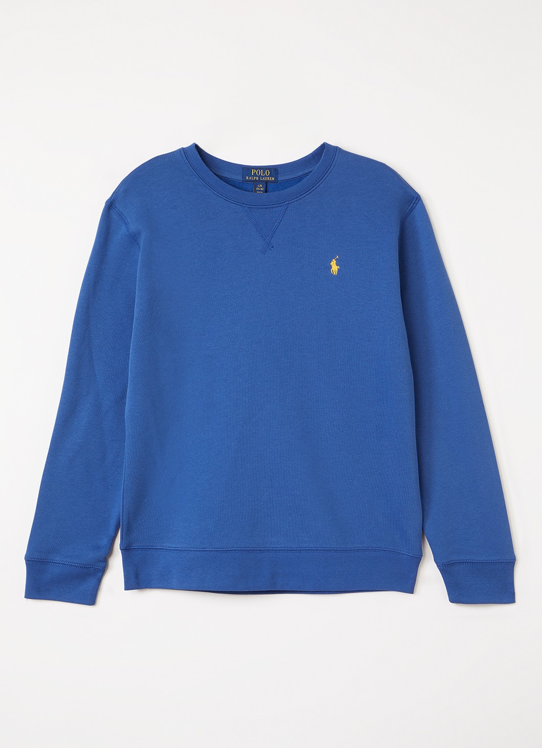 Ralph Lauren Sweater met logoborduring - voorkant blauw