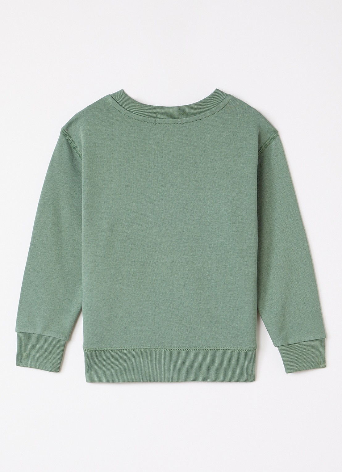 Ralph Lauren Sweater met logoborduring - voorkant 3 legergroen